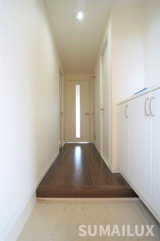 熊本市南区田井島１丁目の賃貸マンションの玄関