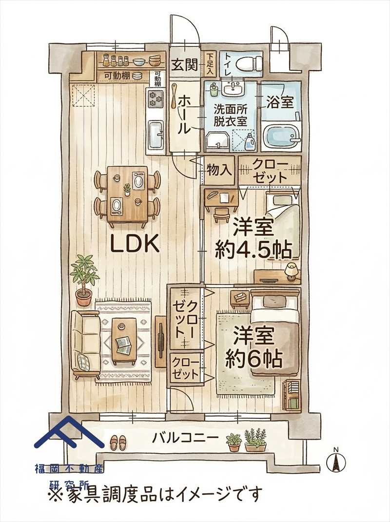 第三住吉ハイツの間取り