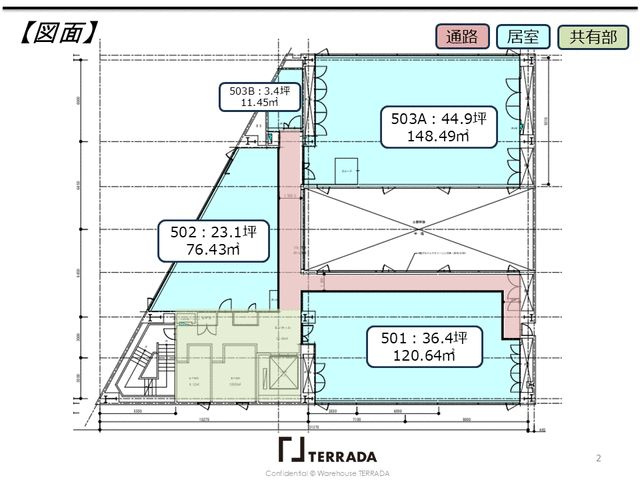 【間取り】 | ＴＥＲＲＡＤＡ　ＢＩＺ　ＳＴＯＲＡＧＥ池上
