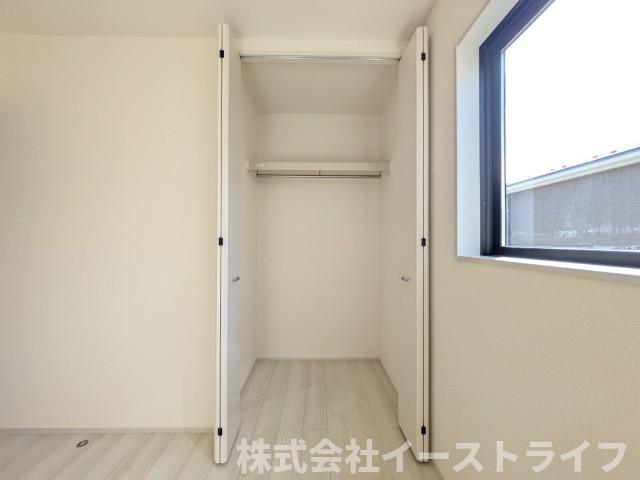 【新築戸建】　いわき市泉玉露1丁目1期　全3棟の収納|3号棟写真　各居室に収納が付いているので困りません