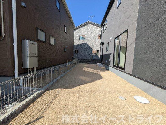 【新築戸建】　いわき市泉玉露1丁目1期　全3棟の庭|3号棟写真　家庭菜園やガーデニングも楽しめるお庭がついています