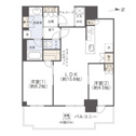 【間取り】 | シエリアタワー大阪堀江　間取り