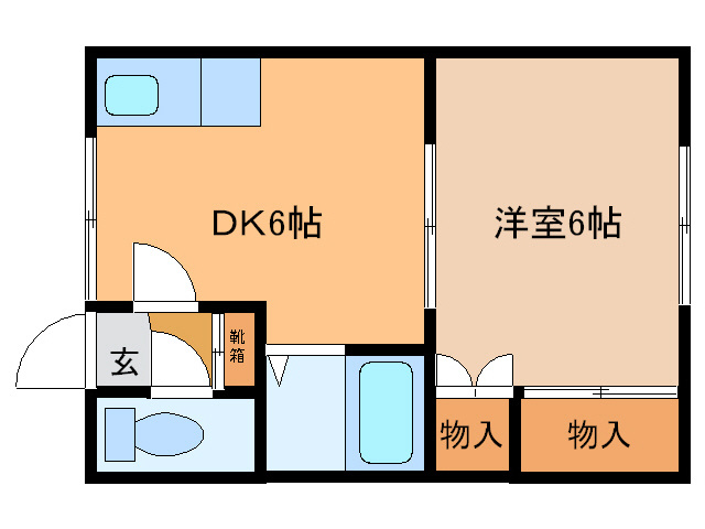 マンションＪｕＪｕ５の間取り
