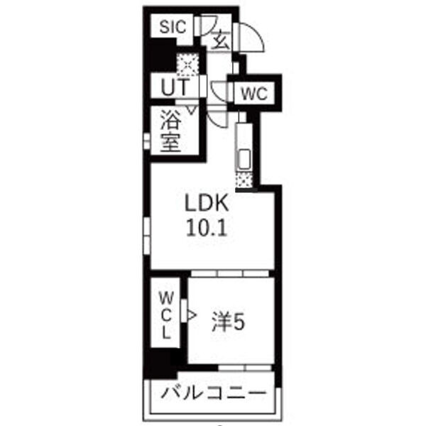 ミラージュパレス本町Departの間取り