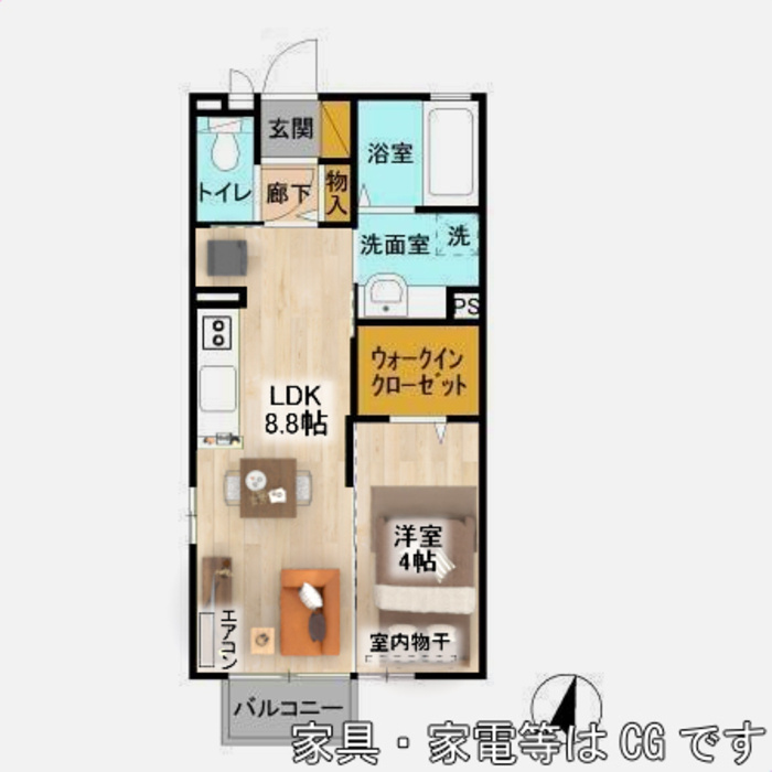 リヴェール見和の間取り