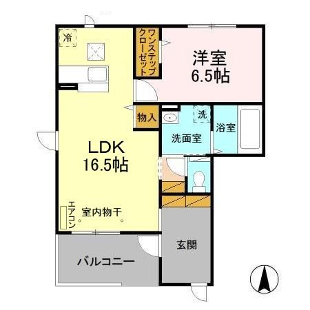 ローター　ファーデンの間取り