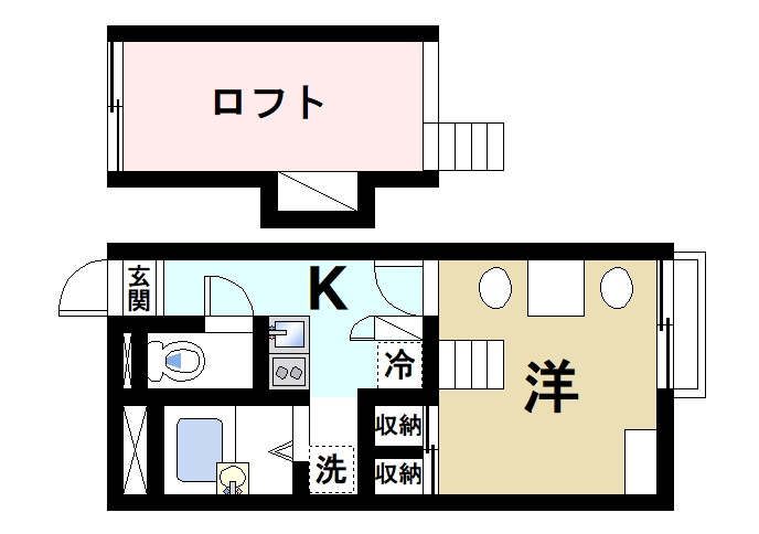 レオパレス奈良大宮の間取り