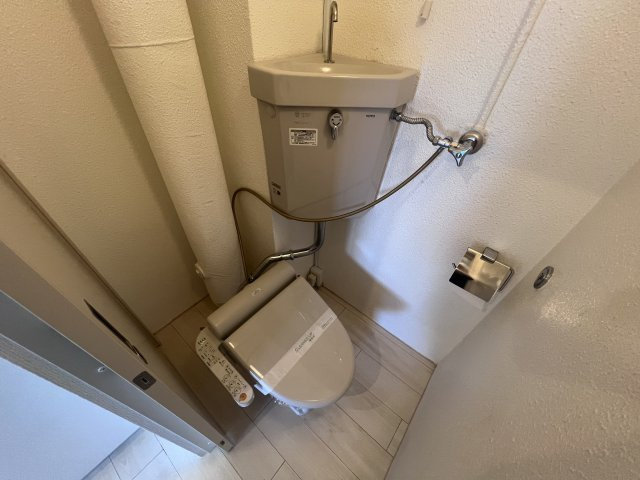松が丘住宅14号棟のトイレ