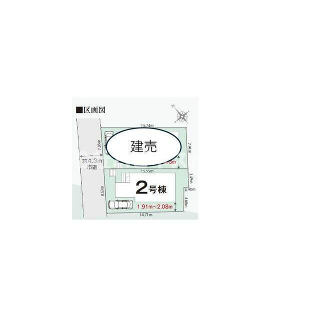 リナージュＬ　松戸市八ケ崎２３－２期の区画図