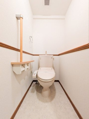 【トイレ】 |  カラコレス3 | 清潔感のあるトイレです。