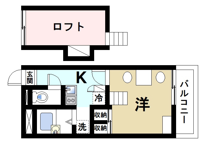 レオパレスｇｒｏｗの間取り|間取りです