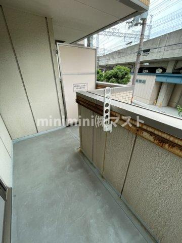 MIYO87天下茶屋のバルコニー
