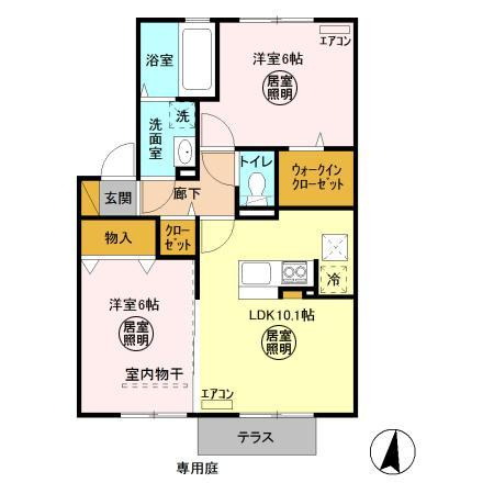 グランマーレ　Iの間取り