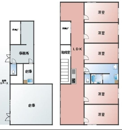 深井沢町倉庫の間取り