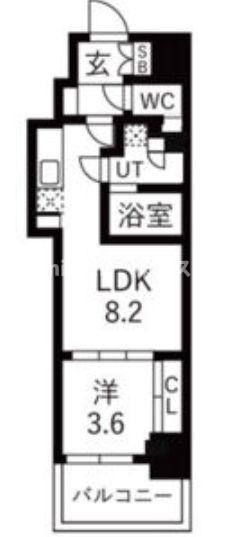 ミラージュパレス本町Departの間取り
