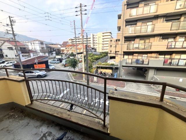 三景マンションのバルコニー