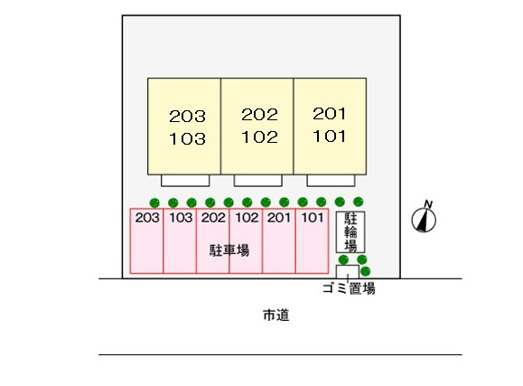 クリエイトメゾンの区画図