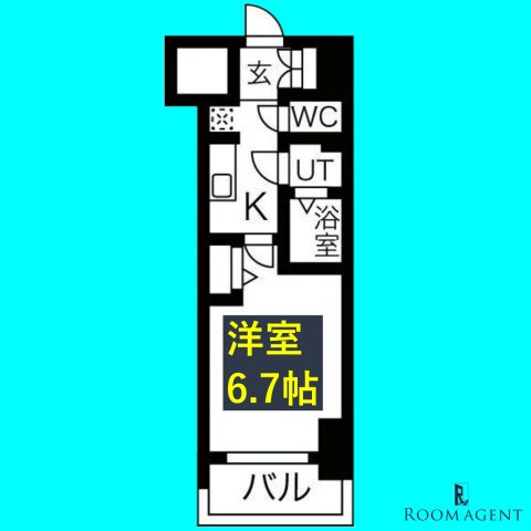 メイクス鶴舞Ⅱの間取り