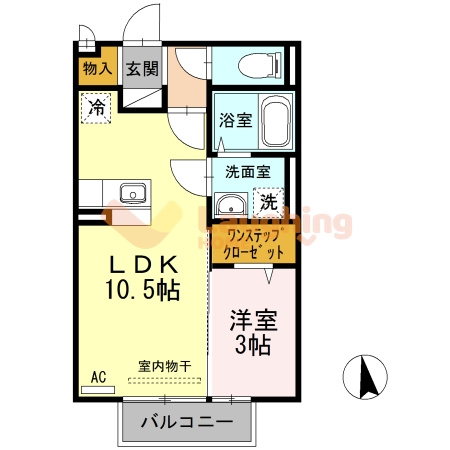 オリーヴァ東合川の間取り