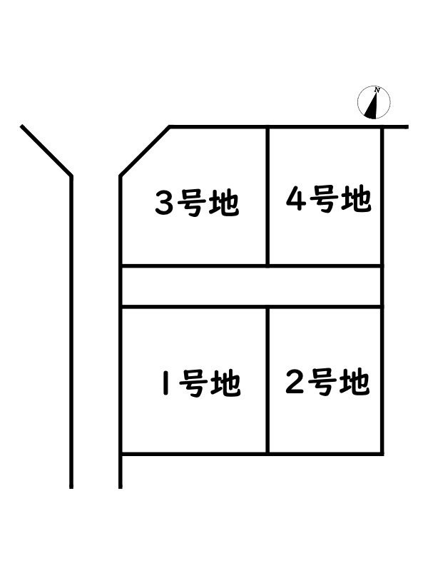 姫路市余部区上余部/売土地の区画図