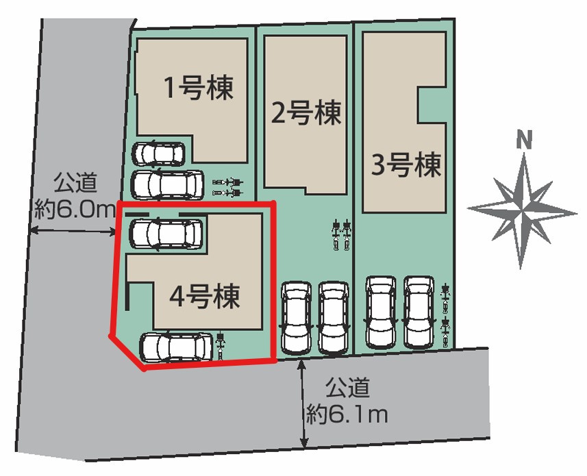 ブルーミングガーデン住吉町　4号棟の地図|宇都宮市住吉町9-16付近