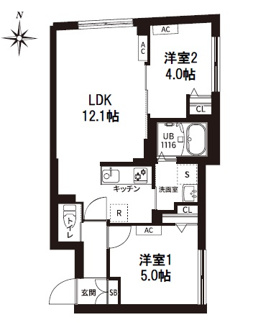 【間取り】 | レピュア旗の台レジデンス