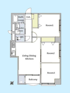 【間取り】 | 豊栄新都心マンション