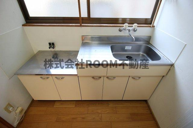 髙野貸家のキッチン|使いやすいキッチンです
