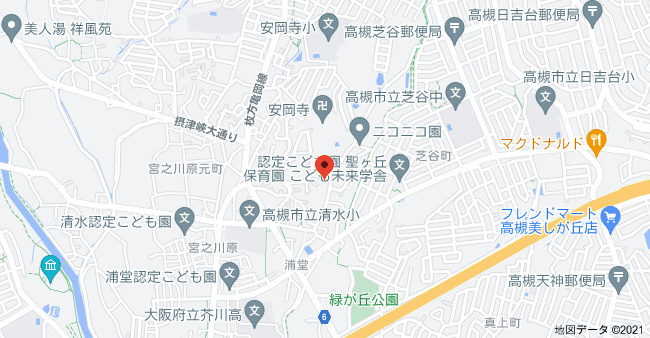 高槻ハイツの地図