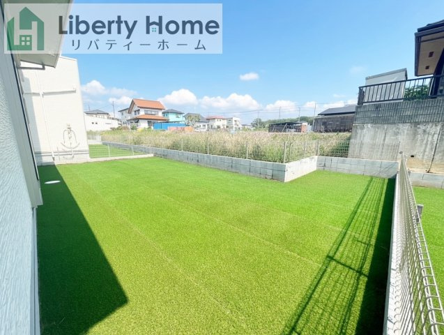 ひたちなか市足崎　新築戸建　D号棟の庭