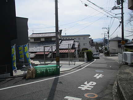 西区古江東町の前面道路含む現地写真