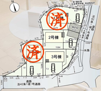 【区画図】 | 須賀川市和田新築一戸建て4棟