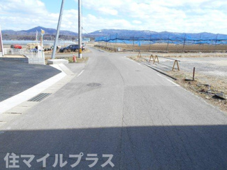 【前面道路含む現地写真】 | 須賀川市和田新築一戸建て4棟 | 前面道路含む現地写真です