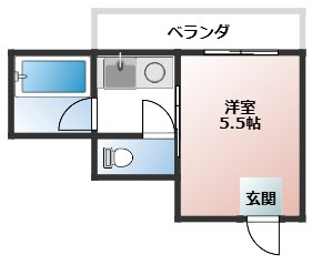 サンライズ伊伝居の間取り