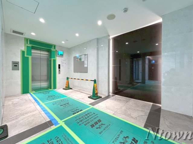 【ロビー】 | ディアレイシャス名古屋太閤通Ⅳ | 毎日通るロビーはこのようになっています