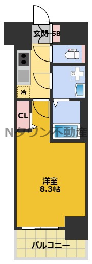 【間取り】 | ディアレイシャス名古屋太閤通Ⅳ | 間取りです。