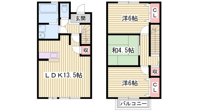 ラ・ヴィーダーⅡの間取り