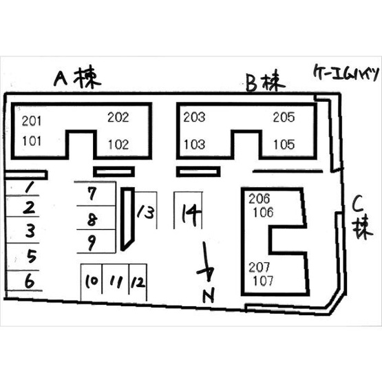【間取り】 | ケーエムハイツ