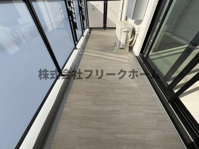 武蔵野市境１丁目の賃貸マンションのバルコニー