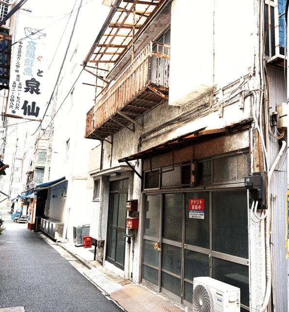 築地場外市場１棟ビルの外観| 