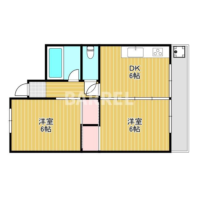 セントラルコート南桜塚の間取り