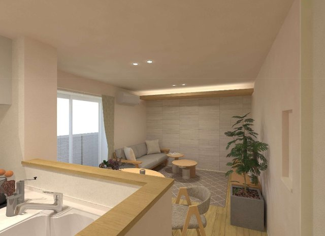 フォレナ山田東のバルコニー