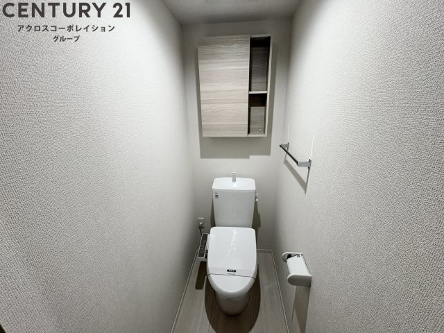 ゆったり落ち着けるトイレです。