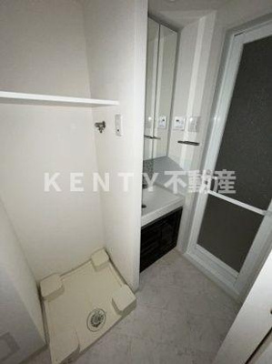 【洗面所】 | メイクスデザイン糀谷アジールコート | ゆったりとスペースのある洗面所