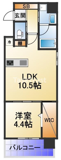 【間取り】 | アプリーレ大阪城北