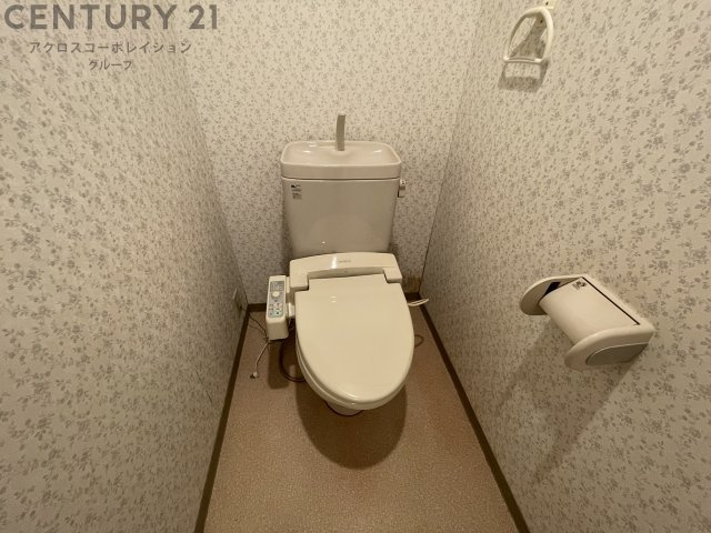 温水洗浄便座機能付き♪
