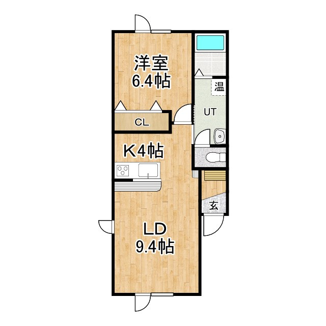 プードリエSの間取り