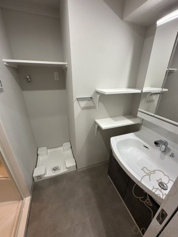 Alivis三国本町の洗面所