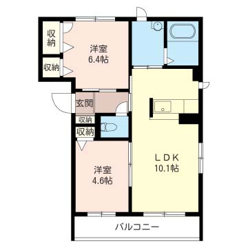 Ｅｌｅｇａｎｃｅ　Ａの間取り