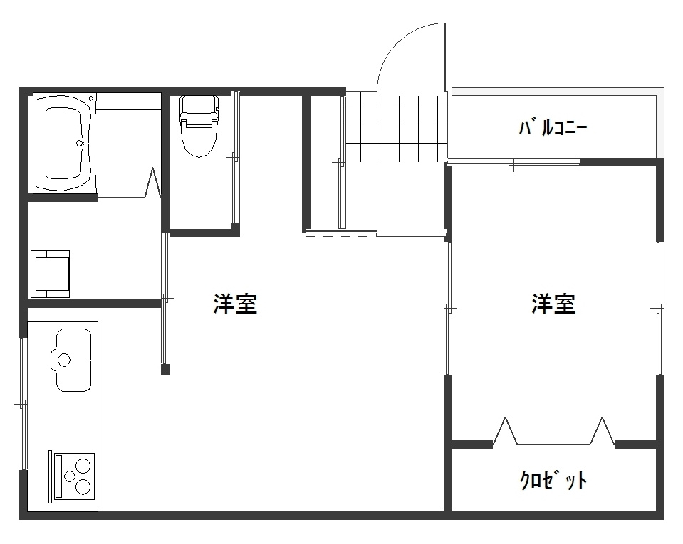 パレス8の間取り